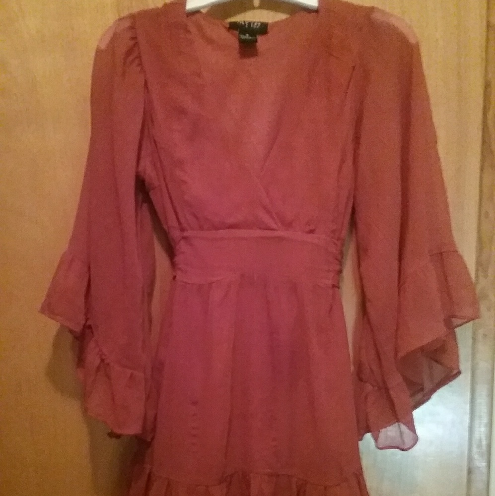 Rust "Stevie" Dress